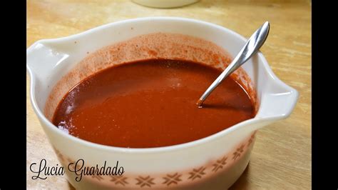 Salsa Roja Para Enchiladas Y Otros Platillos Youtube