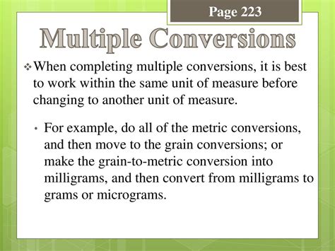 Chapter 10 Objectives Convert Among Apothecary Household And Metric Measurement Systems Use