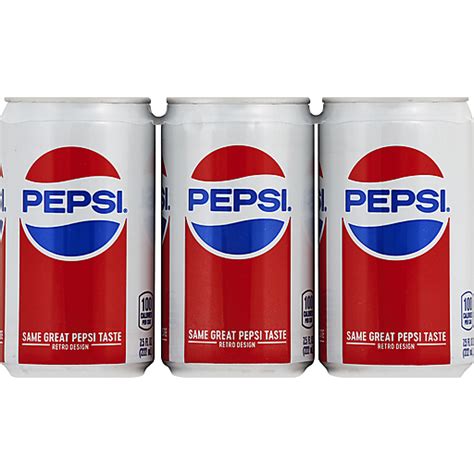 Pepsi, 6-Pack, 7.5 Ounce Cans | Soft Drinks | Foodtown