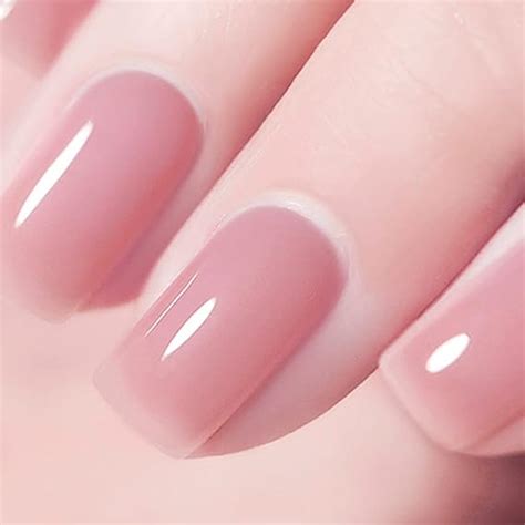 Amazon Vishine Crystal Pink Nude Gel Nail Polish Skin Color UV LED Translucent Milky