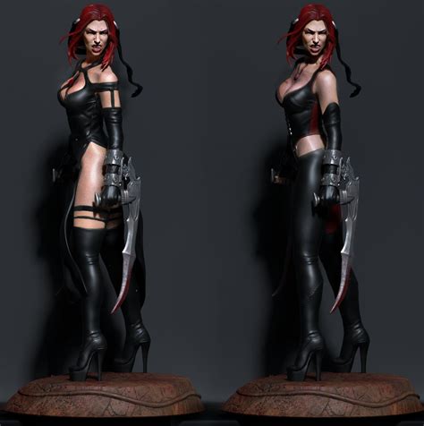 Bloodrayne Fan Art 3D Statue - Etsy