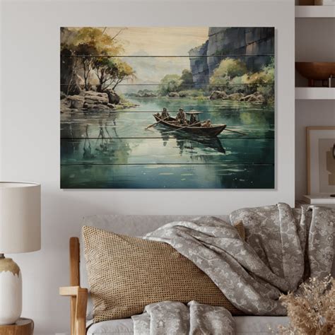 Longshore Tides Boat In Vietnam Hidden Waterways I On Wood Print Wayfair