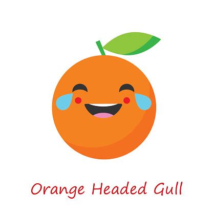 Banner Orange Emotions Vector Illustration Stock Illustration ...