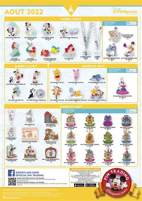 Disneyland Paris Reveals August 2022 Pin Releases Mousesteps