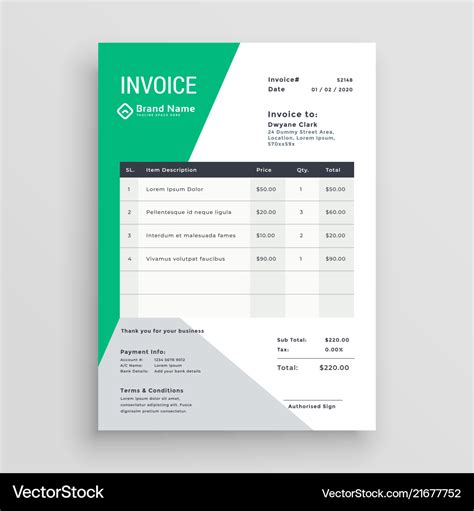 Invoice Template Designs