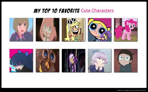 My Top 10 Favorite Cute Characters Part 1 By Hayaryulove On Deviantart