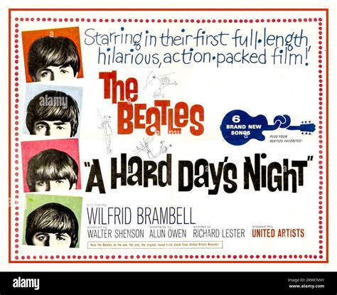 S The Beatles Vintage Movie Poster Hi Res Stock Photography And