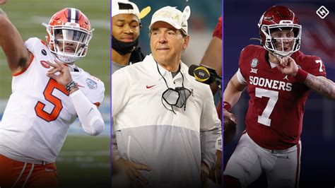 College Football Rankings Alabama Clemson Ohio State Lead Sporting News Preseason Top 25