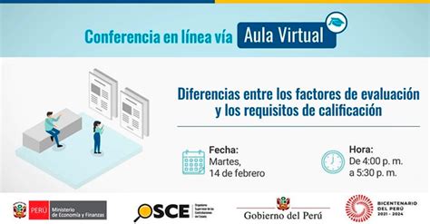 Conferencia Virtual Gratuita Osce Diferencias Entre Los Factores De