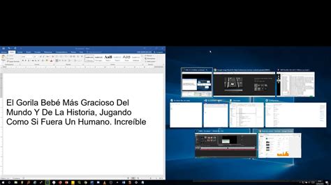 C Mo Dividir En Dos La Pantalla De Tu Windows Youtube