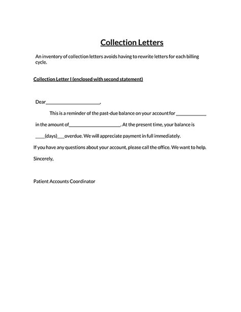 How To Word A Collection Letter 32 Examples Free Template