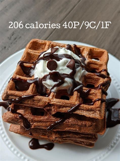 4 Ingredient Peanut Butter Protein Waffles Artofit