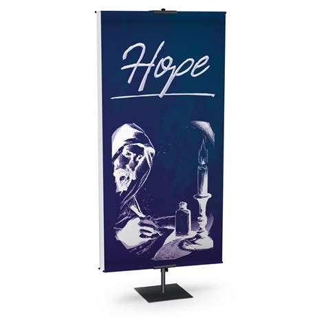 Church Banner Advent Hope Blue Sketch Series Concordia Supply