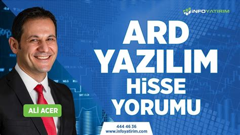 Ali Acer den ARD YAZILIM Hisse Yorumu 30 Ekim 2022 Tarihli Yayından