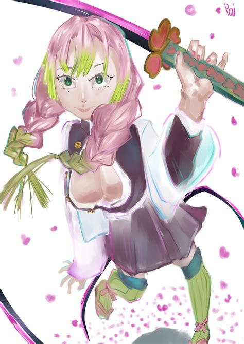 kanroji mitsuri by pai120 on DeviantArt