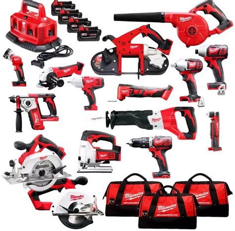 Milwaukee 2695 15 M18 18volt Cordless Power 15 Tool Combo Kit In