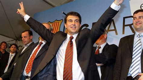 La Liga Joan Laporta wird neuer Präsident des FC Barcelona Fussball