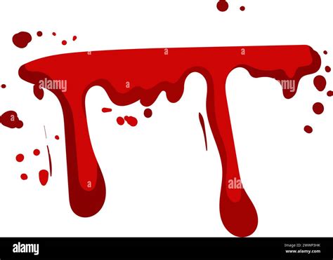 Ink Blood Splatter Cartoon Vector Illustration Stock Vector Image And Art