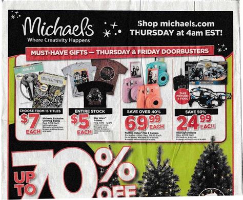 Michaels Black Friday Ad 2015