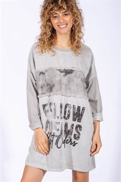 Sweater Follow Dreams Gris Tits