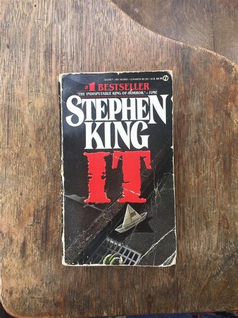 Vintage Paperback It Stephen King Horror Coming Of Age