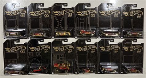 NEW Hot Wheels Pearl Chrome Th Anniversary Mix FULL SET WITH CHASES EBay