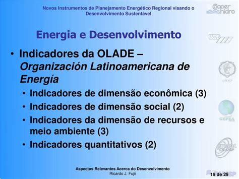 Ppt Novos Instrumentos De Planejamento Energ Tico Regional Visando O