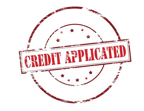 Credit Applicated Applicated Repute Concept Vector Applicated Repute