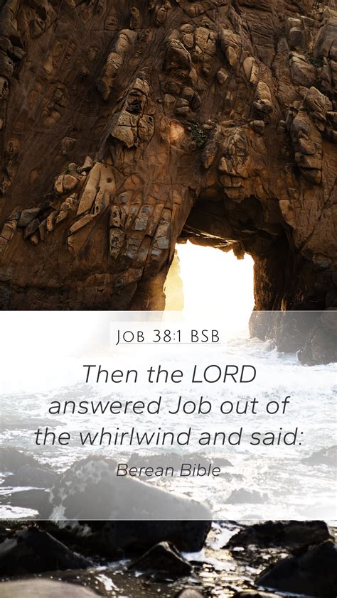 Job 38 1 BSB Mobile Phone Wallpaper Then The LORD Answered Job Out Of