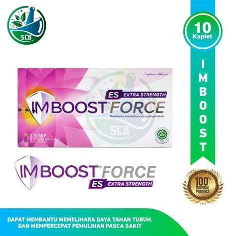 Jual Imboost Force Extra Strength Es Per Strip Isi Kaplet Di