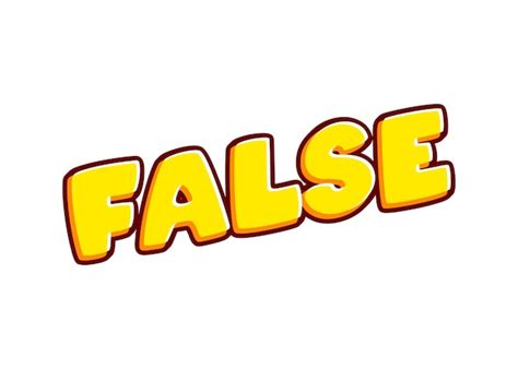 Premium Vector False Phrase Lose Slogan Lettering Isolated On White