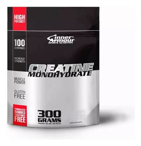 Creatina Monohidratada 300gr 100 Servicios Inner Armour Sabor Sin