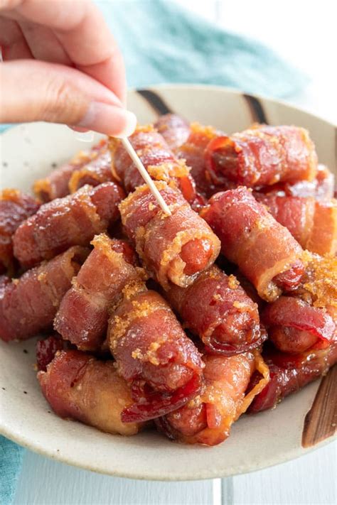 Recipe For Lil Smokies Wrapped In Bacon With Brown Sugar Besto Blog