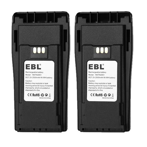 Ebl Pack Nntn Ar Nntn Mah Ni Mh Battery For Motorola