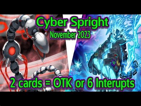 6 Interuption CYBER DRAGON OTK Or Go 1st Cyber Spright Deck Profile