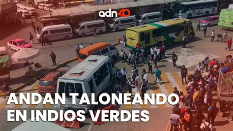 En El Paradero De Indios Verdes Personas Se Dedican A Pedir Dinero