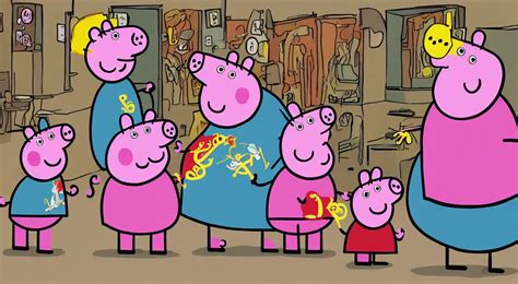 Peppa Pig Artwork By Tom Of Finland Stable Diffusion