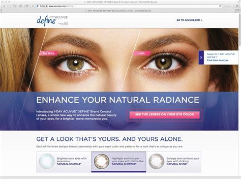 Try 1 Day Acuvue® Define® Brand Contact Lenses For Fun Subtle Eye Enhancement Sponsored