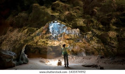 Quadirikiri Cave Arikok National Park Aruba Stock Photo (Edit Now ...