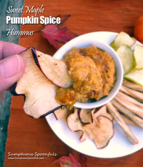 Sweet Maple Pumpkin Spice Hummus Sumptuous Spoonfuls