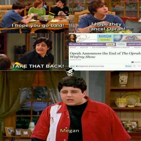 Drake And Josh Oprah Drake And Josh Tv Shows Funny Drake And Josh Megan