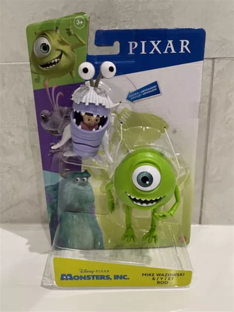 MONSTERS INC DISNEY Pixar Mike Wazowski Y ET Boo Action Figure Mattel