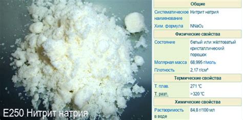 Что такое нитрит натрия технический