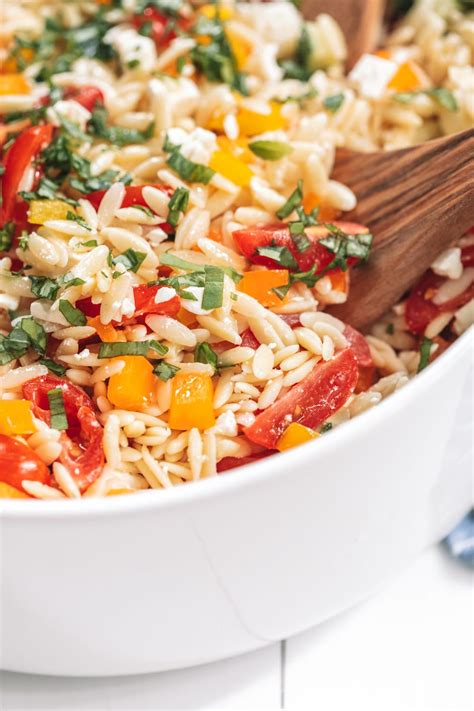 Mediterranean Orzo Salad With Feta The Sweetest Occasion