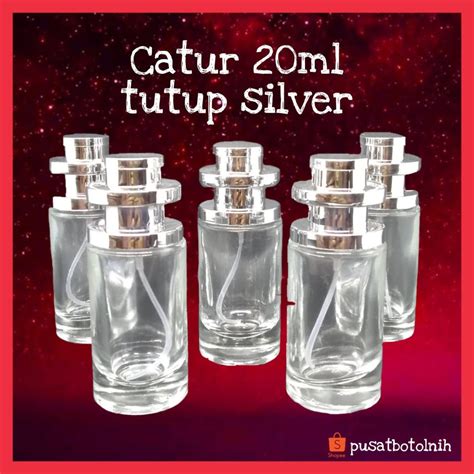 Jual Botol Catur Tutup Silver 20ml Per Lusin Shopee Indonesia