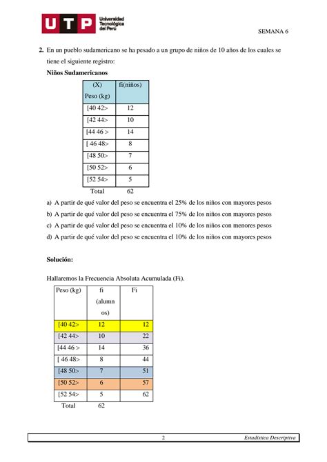 SOLUTION Ejericicios Resueltos De Estadistica Descriptiva Studypool