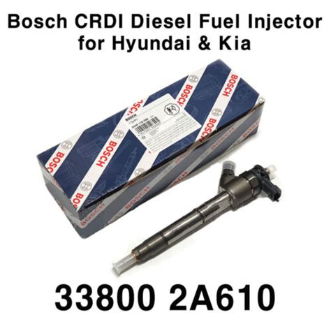 New Bosch 0445110588 Crdi Diesel Fuel Injector 33800 2a610 For Hyundai And Kia Ebay