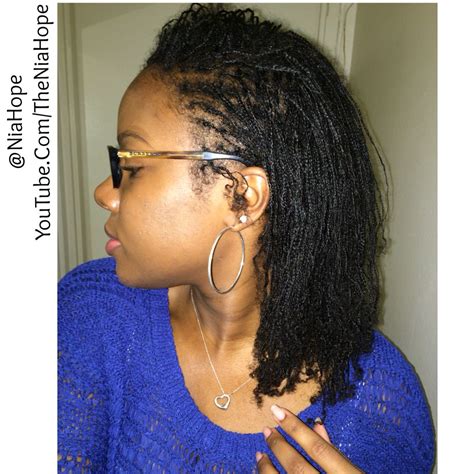 Mini Braids On Natural Hair Niahope Youtubecomtheniahope Braidlocs Girls Natural