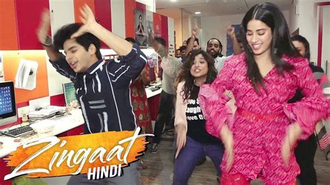 Jhanvi Kapoor Ishaan Khattar S Zingat Dance With Rj Malishka At