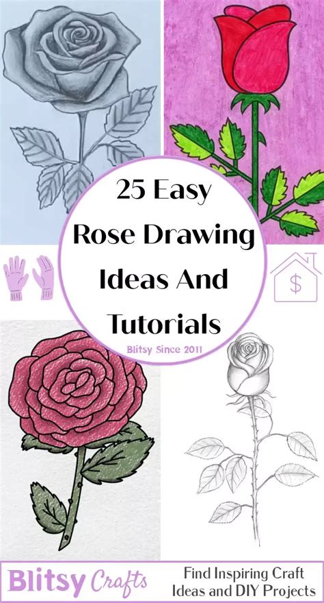 Heart Rose Drawing Rose Drawing Simple Simple Rose Hibiscus Drawing